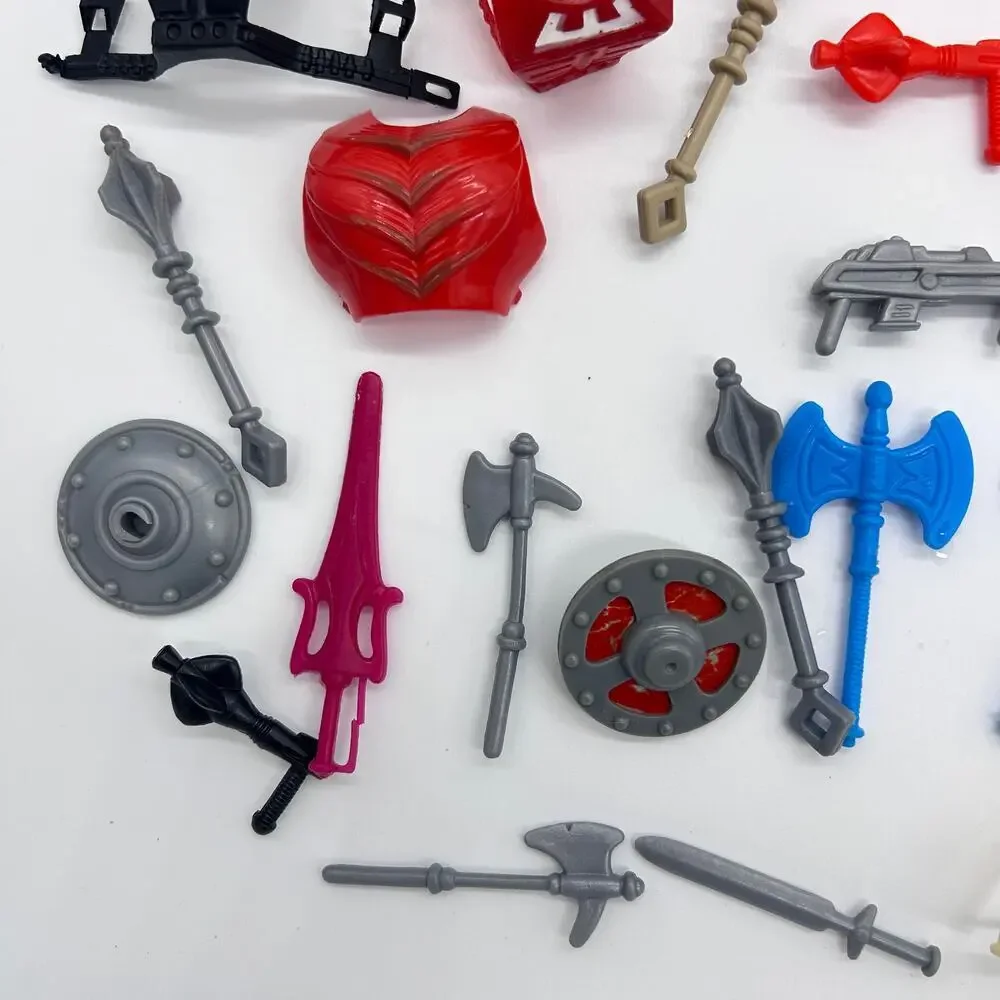 Vintage MOTU He-Man Weapons Accessories Lot Swords Masters of the Universe Toys